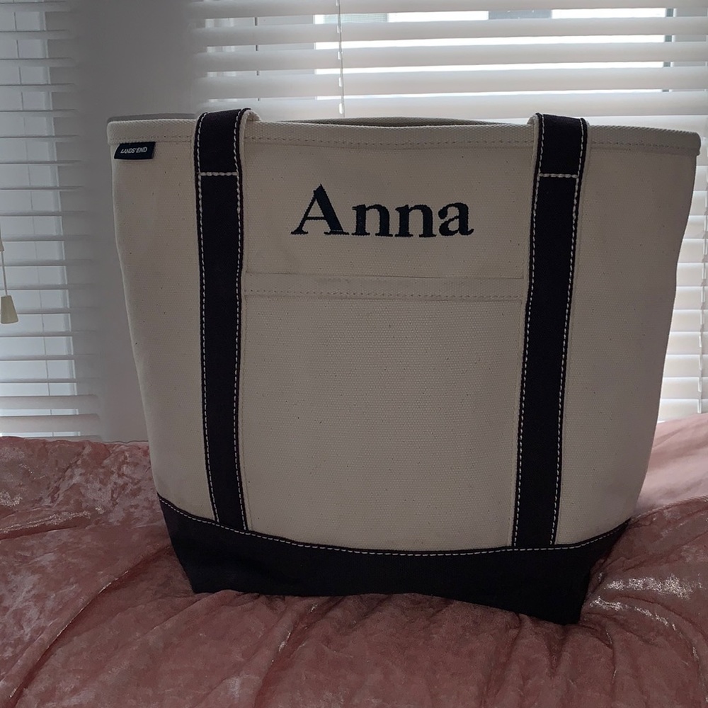 Lands End Name (Anna) Tote Bag